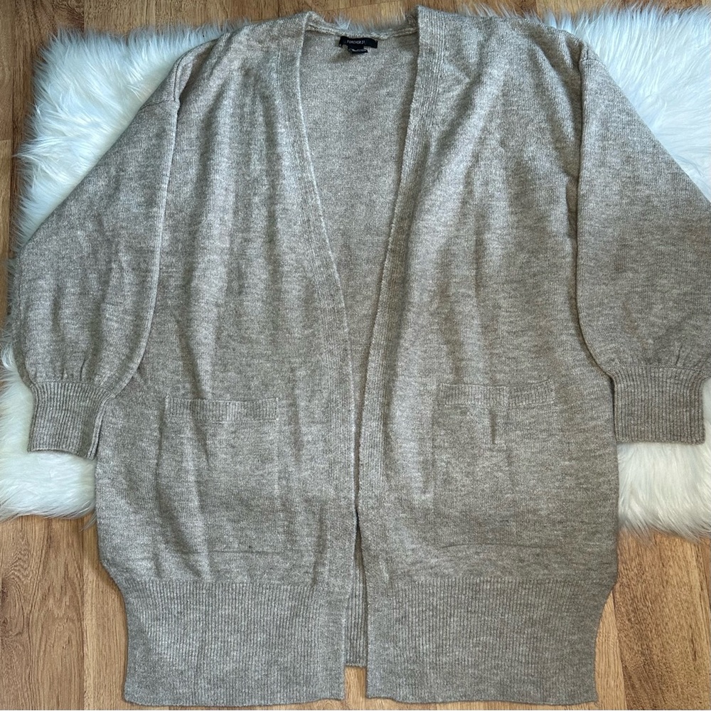 Forever 21 Brushed Cardigan Sweater